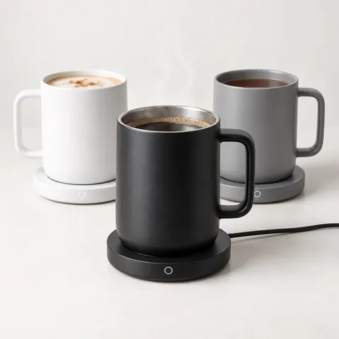 Heated smart mugs